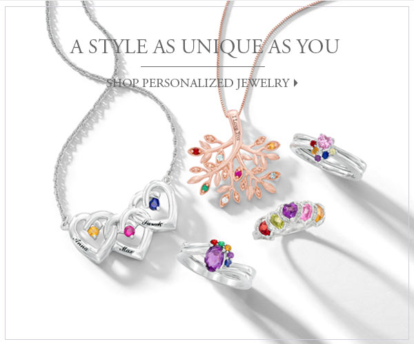 A Style as Unique as You. Shop Personalized Jewelry>